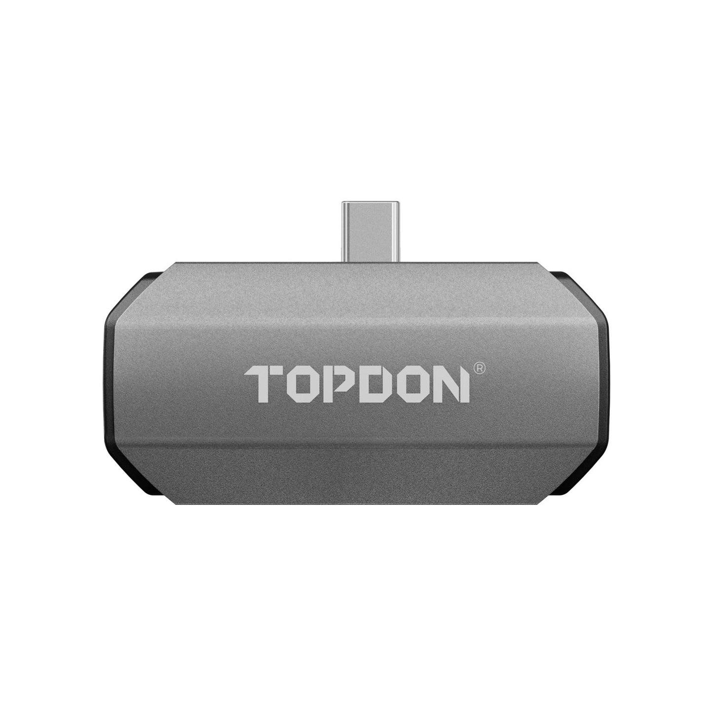 Rear view of TOPDON TC002C Duo with TOPDON logo