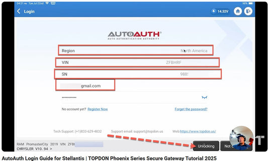 TOPDON Phoenix Series Secure Gateway Tutorial 2025