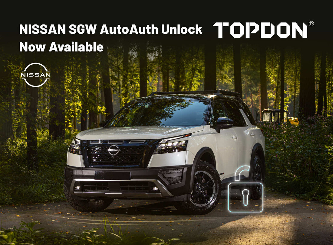 TOPDON US Announces RLink J2534 AutoAuth Unlock for Nissan and Infiniti Vehicles