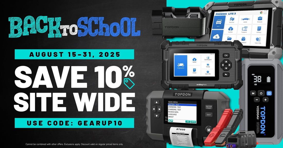TOPDON Back to School Sale 2025