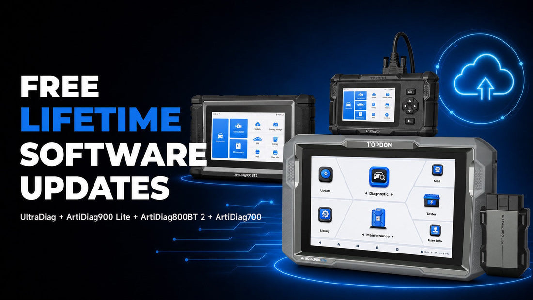 TOPDON USA Introduces Free Lifetime Software Updates Now Available on Four Diagnostic Tools