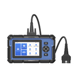 ArtiDiag600 S diagnostic scanner with blue touchscreen display, black rugged case, navigation buttons, and detachable OBD2 co