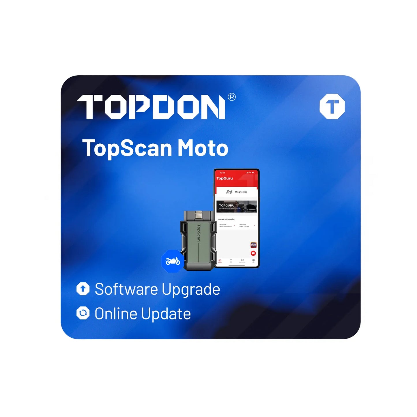 One year online update for TOPDON TopScan Moto