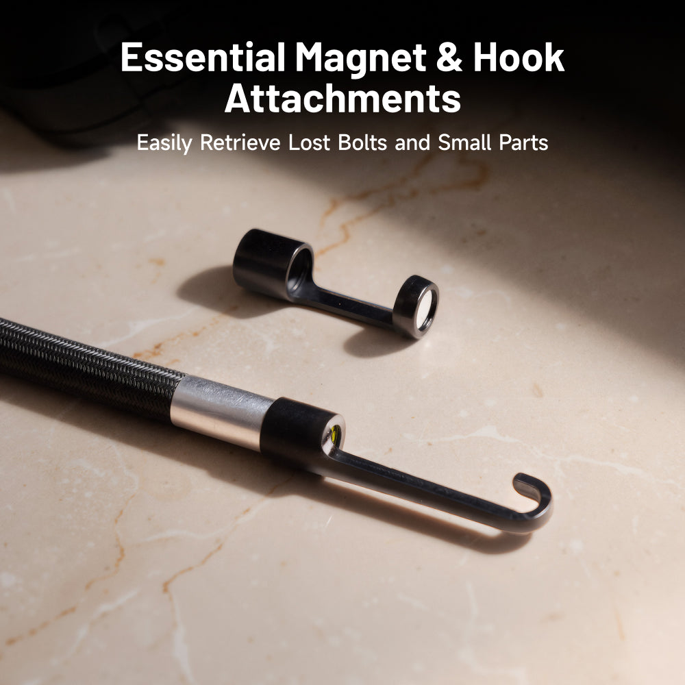 TOPDON VIS002 magnet and hook accessories for retrieving dropped engine parts
