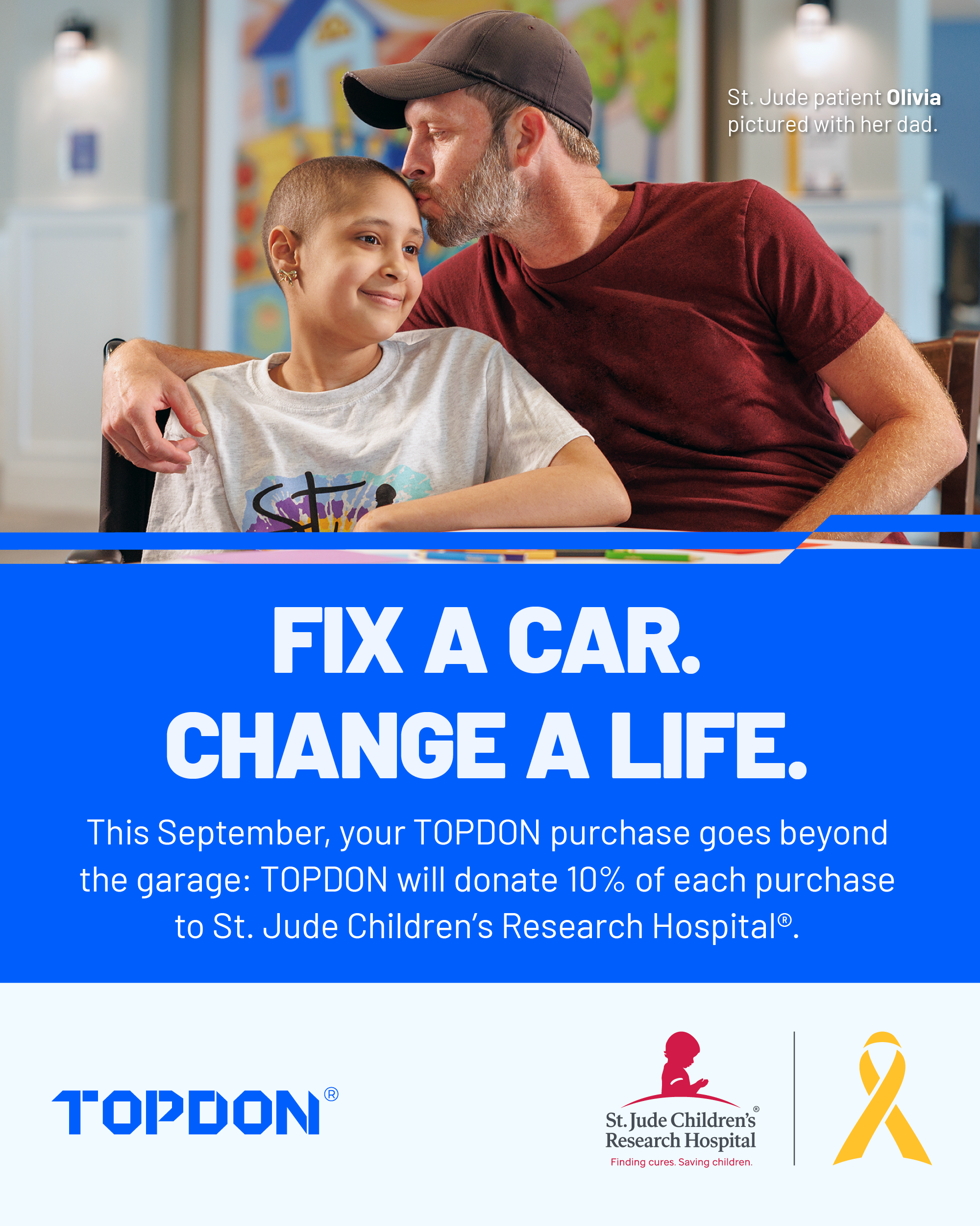 TOPDON St. Jude Children's Research Hospital September Promotion