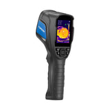 Topdon TC004 Lite thermal imaging camera with pistol grip handle and color display showing heat signature.