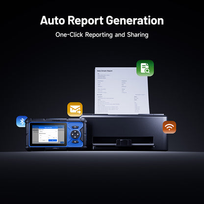 TOPDON ArtiDiag HD auto report generation with one-click sharing and printing