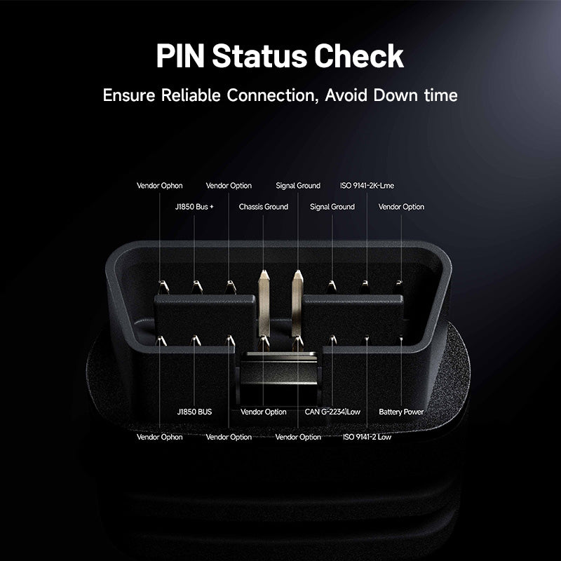 TOPDON ArtiDiag HD PIN status check ensures reliable connection and reduces downtime