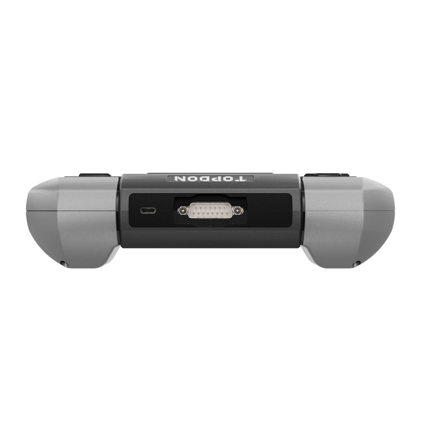 TOPDON BT600 Plus Battery Analyzer top view showing USB-C port and printer connection