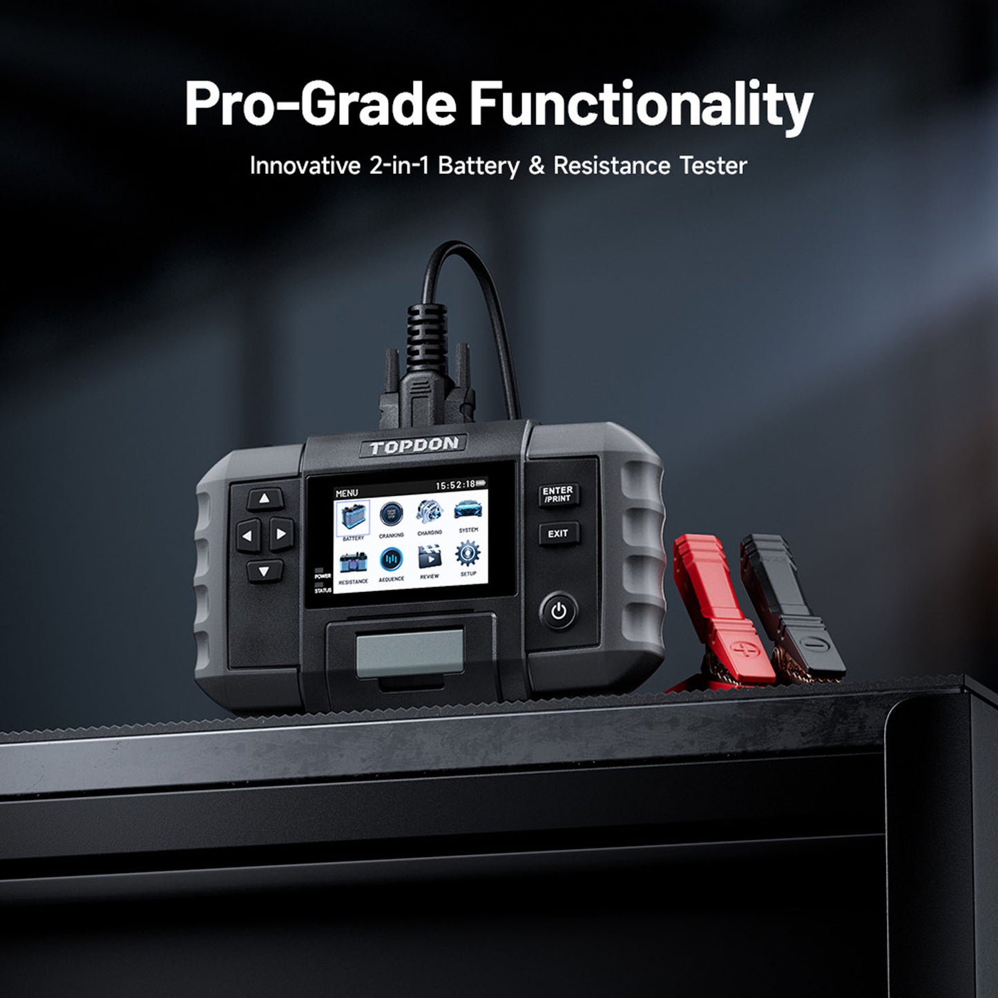 TOPDON BT600 Plus professional battery and resistance tester with innovative 2-in-1 functionality