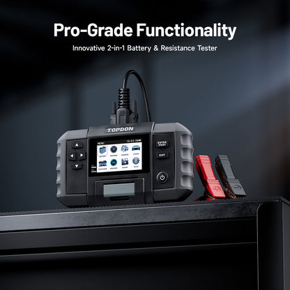 TOPDON BT600 Plus professional battery and resistance tester with innovative 2-in-1 functionality