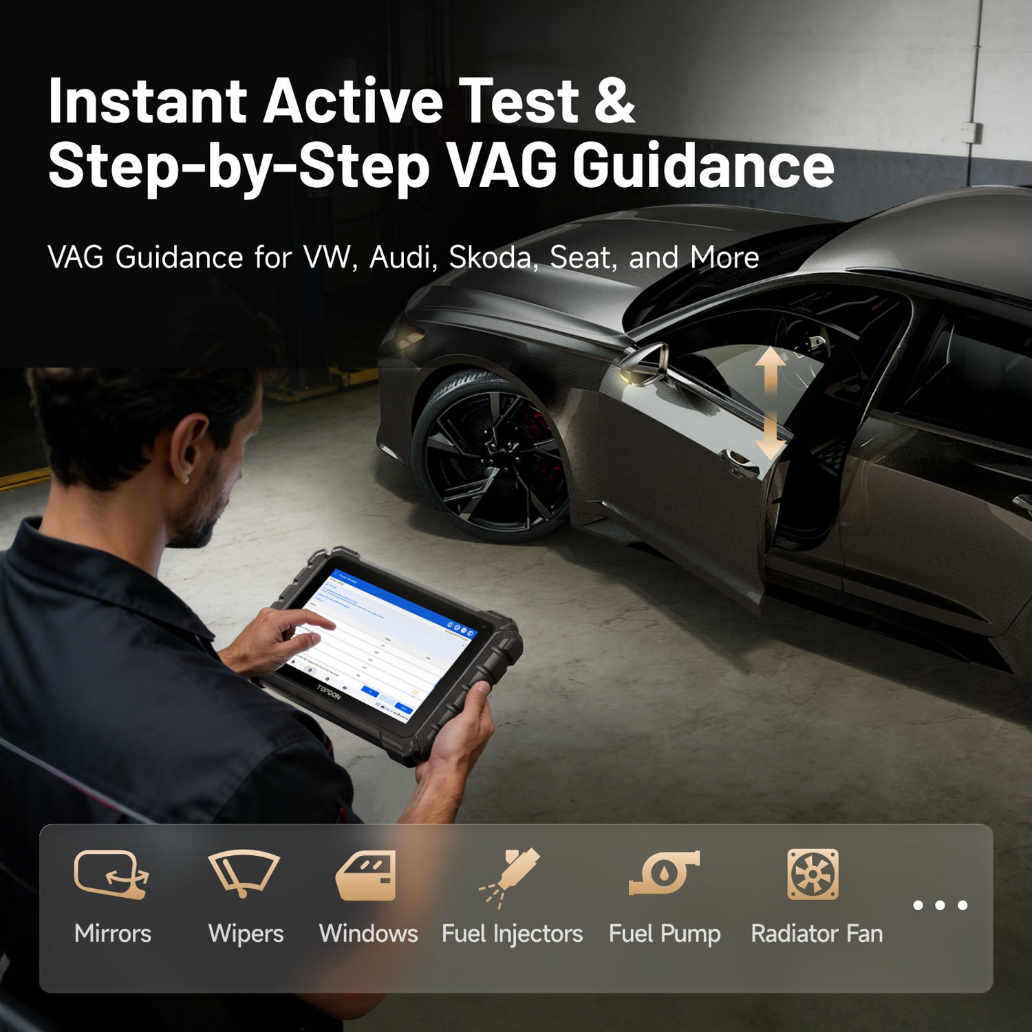 TOPDON ONE OBD2 Scanner | ECU Coding, J2534 & 50+ Services