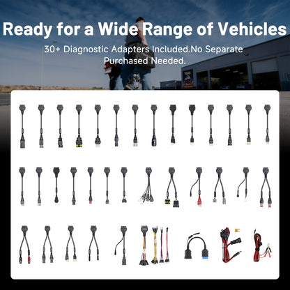 TOPDON ONE Moto motorcycle diagnostic adapters and cables for connecting to supported vehicles