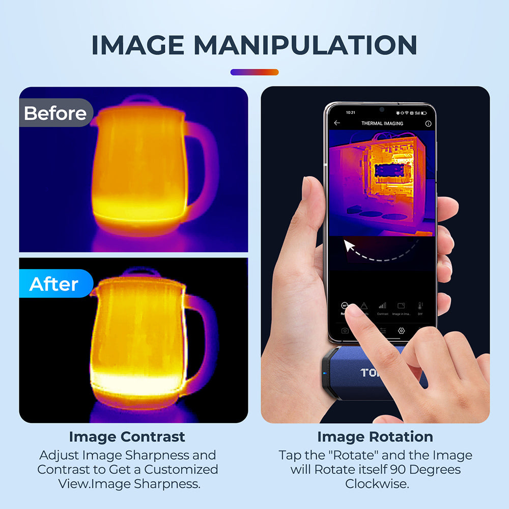 TOPDON Thermal Camera Offers Improved Temprature Range for Android or iOS 